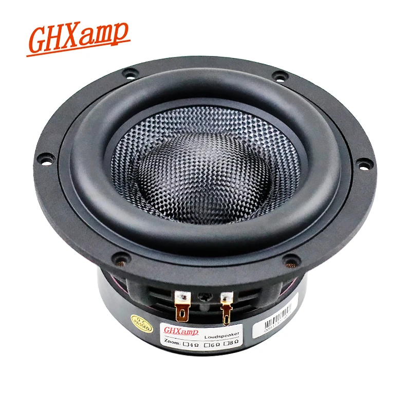 Speaker 4OHM Subwoofer GHXAMP HIFI Woefer 3-Way 60W 1 1PC Glass-Fiber-Basin Frequency-Bass