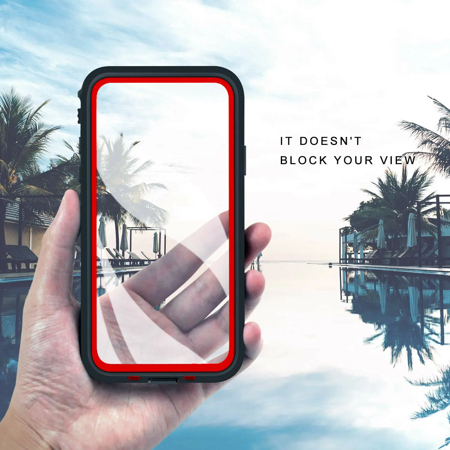 

Shockproof Underwater Case For iPhone 11/Pro/pro max IP68 Waterproof Dustproof Diving Cover Water Resistant Phone Shell