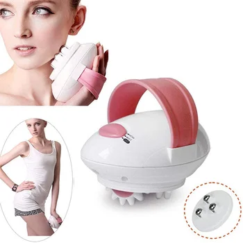 

3D Roller Body Shaping Massager Electric Massager Vibrating Shiatsu Rolling Handheld Anti-Cellulite Full Body Sliming Massager