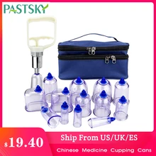 13 Vacuum Cups Cans + 1 Pull Pump Strong Suction Acupuncture Jars Set Massage Sucker Chinese Therapy Detoxification Health Care