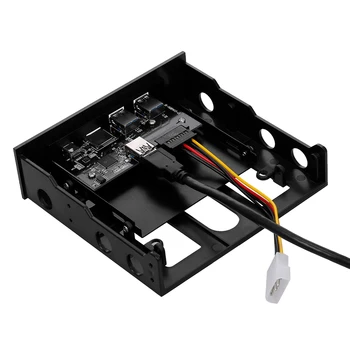 

Multifunctional Extended CD Driver Panel 5.25/3.5'' Floppy Front Panel with Type-C Dual USB3.0 Ports SD TF Card Slot For Home CD