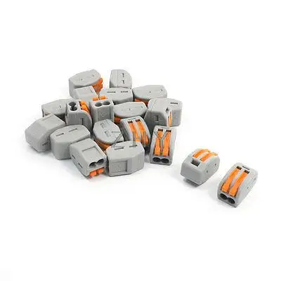 

PCT-212 AC250V 32A 2 Port 2 Wire Connect Lever Terminal Block 20 Pcs