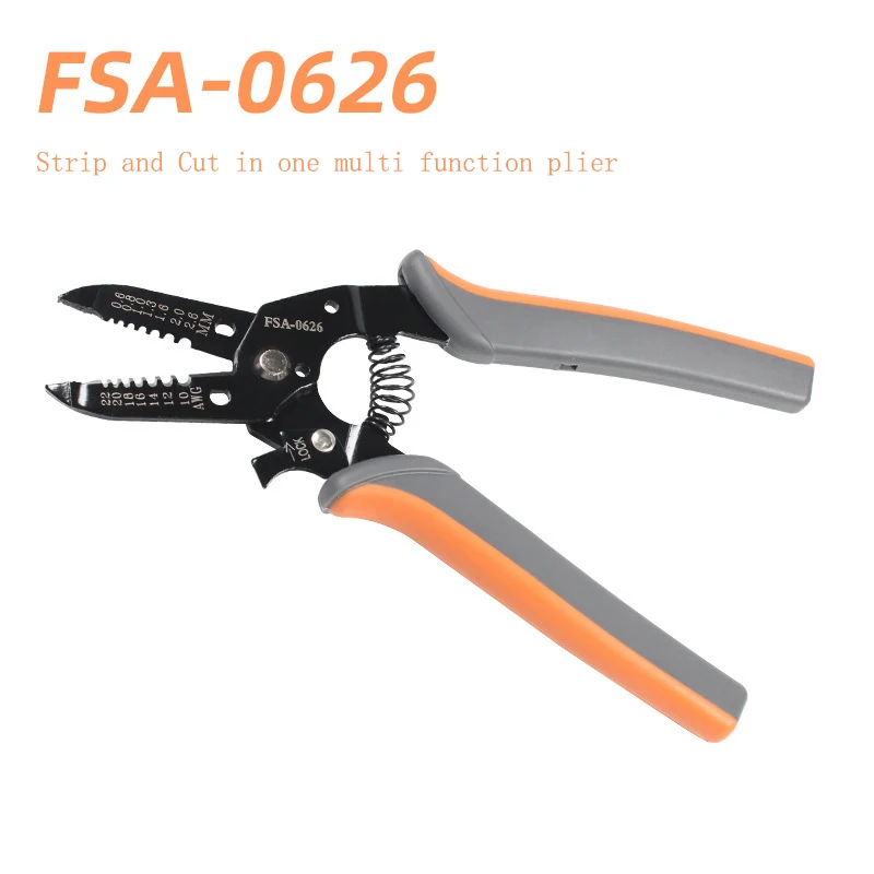 

Многофункциональный кабельный резак для зачистки проводов электрика щипцы для очистки проводов 0,6-2.6mm2 инструмент для зачистки проводов