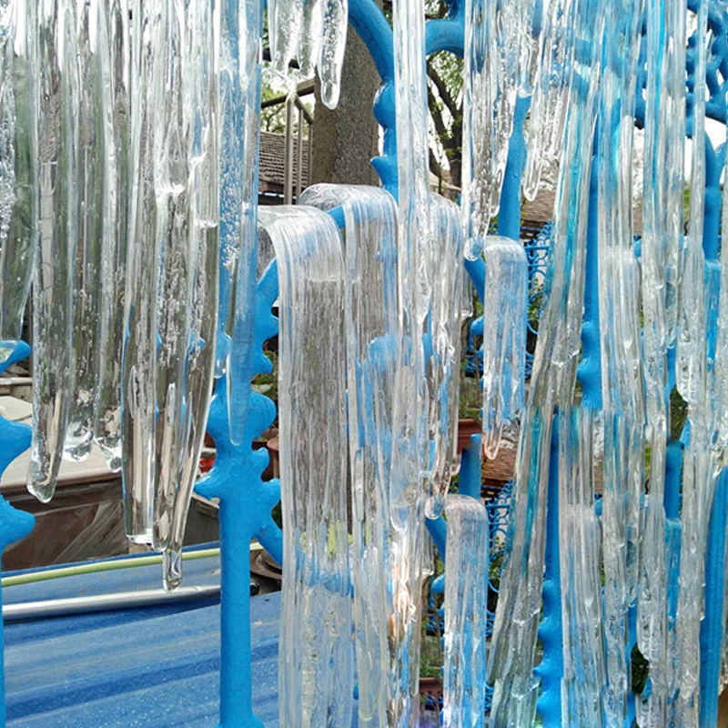 

Креативный Дизайн Муранское стекло ручной работы Искусство ремесло водопады от 20 до 30 см длинные ворота Настенный декор стекло Скульптура