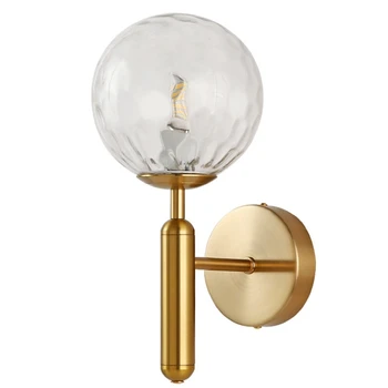 

Glass Wall Light Bedside Wall Lamp Modern Wall Sconce for Bedroom Living Room Industrial Bar Aisle Lighting Fixtures