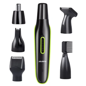 

5 in1 electric hair trimmer beard trimer for men face eyebrow stubble hair cutter machine haircut mustache grooming set usb