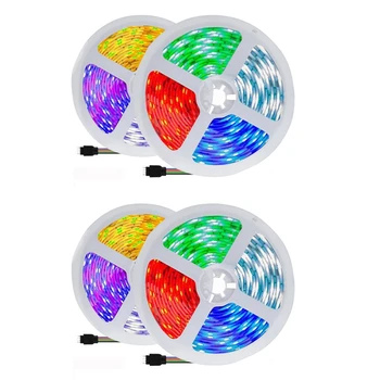 

LED Strip Lights 10M Waterproof 5050 RGB LED Strip Light with 44 Keys Remote for Home Bar Christmas Halloween