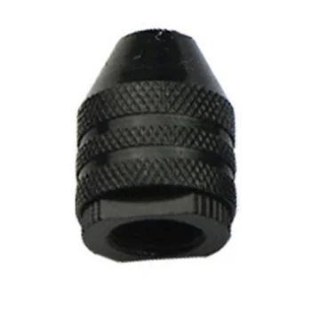 

Top QualityCarbon Steel+Plastic Universal Multi Chuck Keyless l Rotary Tools 0.3-3.2MM Faster Bit Swaps Black