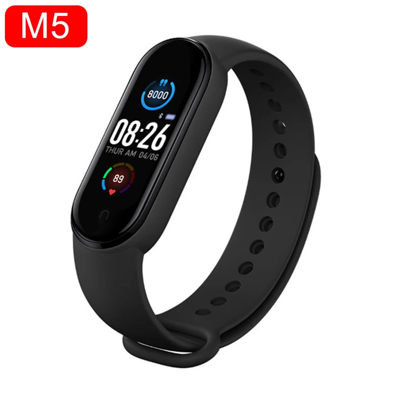 M5 Smart Band IP67 Waterproof Sport Smart Watch Men Woman Blood Pressure Heart Rate Monitor Fitness Bracelet For Android IOS