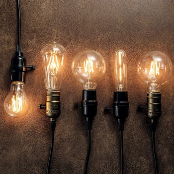 

Vintage pendent lights Holder E27 outdoor screw head lamp window bar creative light lamps Edison antique Coffee House/Shop/Foyer