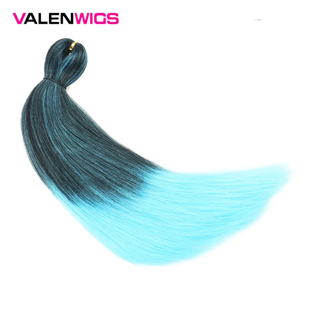 ValenWigs 26 &quot2 шт 6 8 YAKI EZ косички предварительно растягивающиеся синтетические