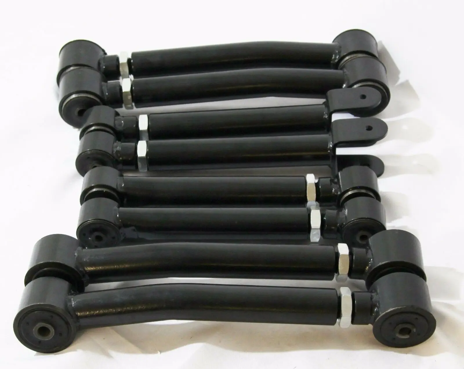 Adj.control Arm Set 8 Pc Black For Jeep 9398 Grand Cherokee 9706