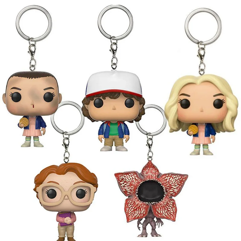 Брелок для ключей Demogorgon Stranger Things, брелок для ключей Eleven Model