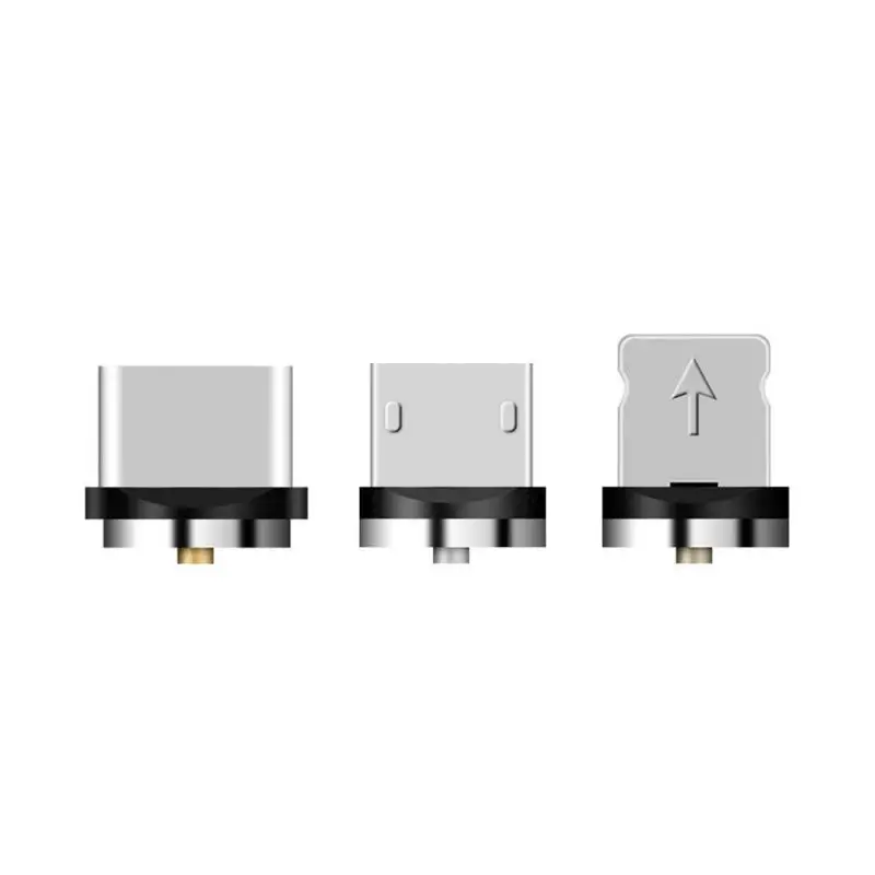 Tipe-C Plug Magnetic Adaptor Kepala Ponsel Debu Plug Pengisian Konektor untuk iPhone Samsung Huawei Xiaomi Kepala Magnetik Kabel