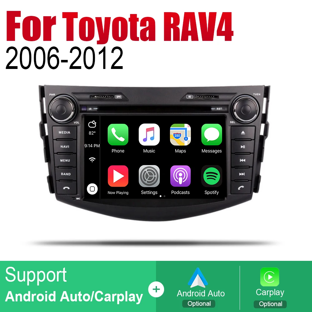 Автомобильный радиоприемник ZaiXi Android стерео GPS навигация для Toyota RAV4 2006 ~ 2012 Bluetooth Wi