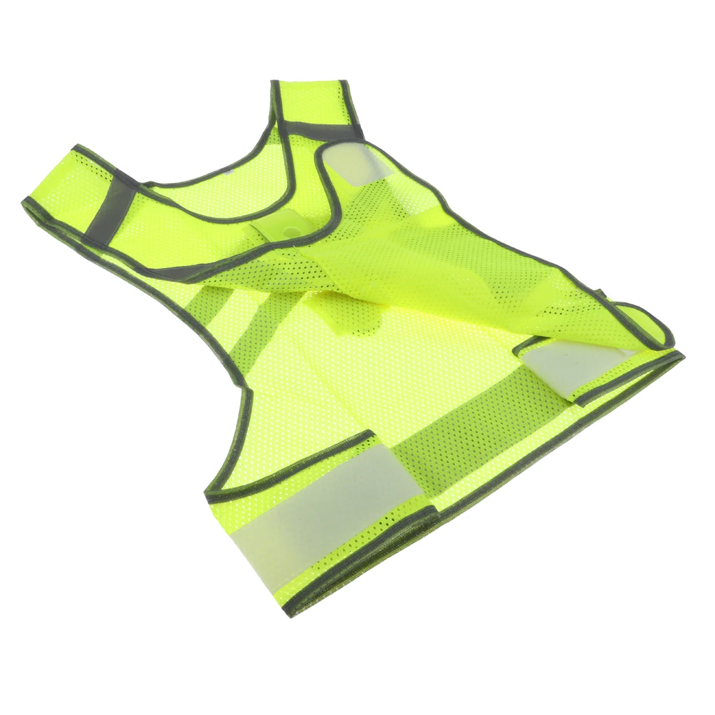 Reflective Cycling Vest With LED Light&360 Degree No-angle Reflective Strip for Outdoor Running Sports Safety Cycle Accessories