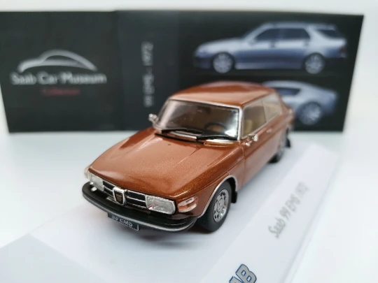 Модель автомобиля из сплава в LAS 1:43 SAAB 99 EMS 1972 литая металлическая игрушка подарок