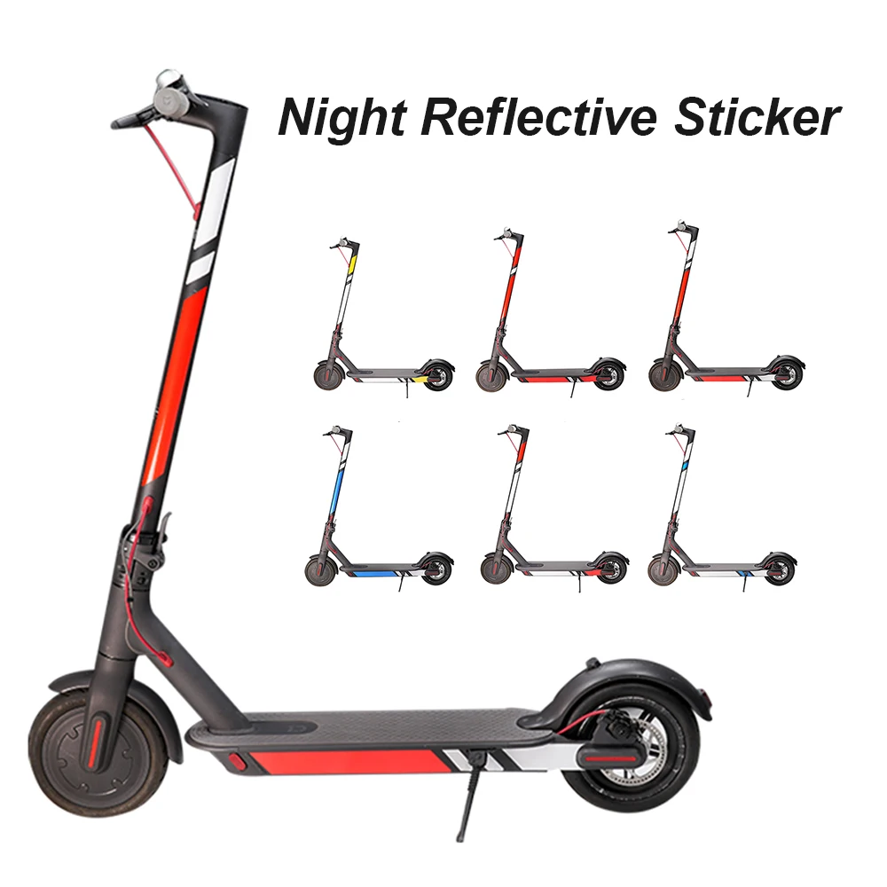 

Night Reflective Sticker Waterproof Side Sticker Accessories For Xiaomi MIUI M365 Electric Scooter