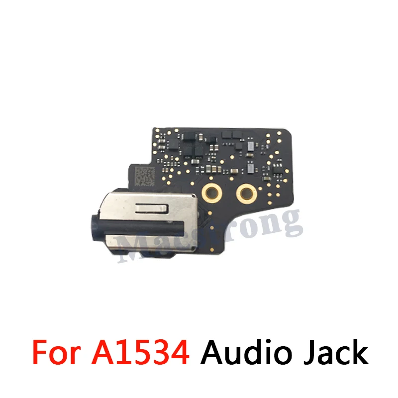 Tested Original 923 00440 A1534 Audio Jack Board 2015 2016 2017 for Macbook 12 A1534 Headphone Socket Plug 820 4049 A