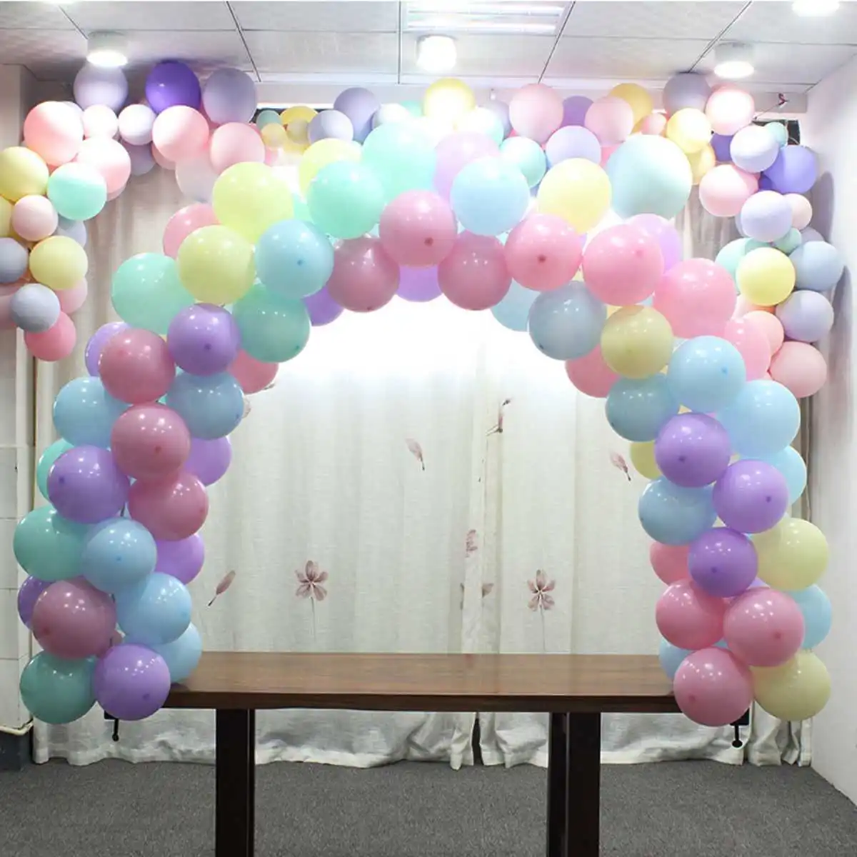 Арка с воздушными шарами Свадебный шар колонна-Подставка Надувной шар на палочке цепи фон для фотосессий-воздушный шар День рождения пользу Украшение стола