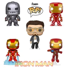 Funko POP Marvel Мстители Железный человек Tony Stark War Machine коллекция виниловых экшен и игрушек Фигурки Коллекционная модель игрушки для детей