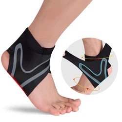Protecteur de cheville pour sport, Anti entorse pressurisé, chaussettes de protection pour Football en plein air, escalade 