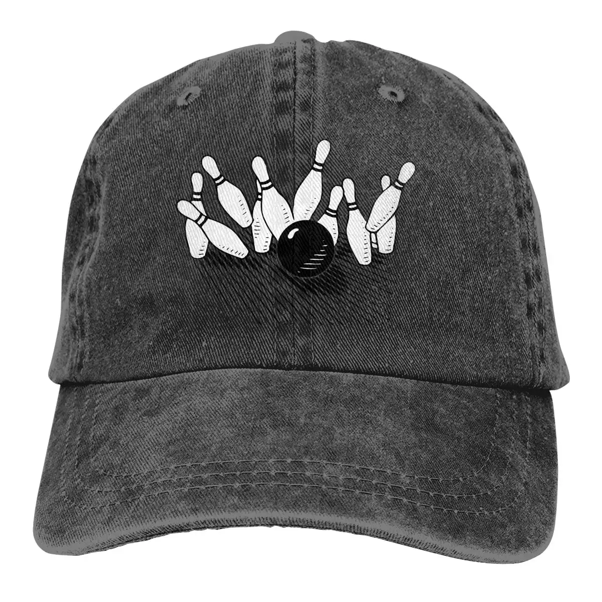 Кепка для боулинга, бейсбольная кепка для боулинга, кепка для папы, Регулируемая Кепка, неорганизованная Шапка Кепка с козырьком