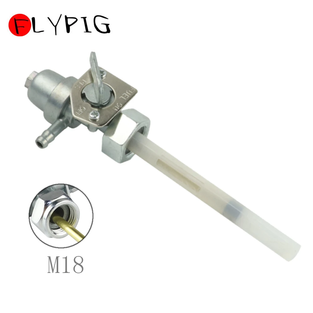 Motorcycle Fuel Valve M18 18mm Fuel Tank Switch Cock Tap Valve Petcock For Honda FourTrax ATC 250 350 ES SX Rebel 250 CMX250 VT1100 VT500 CB750F CB250