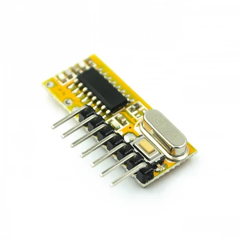 

RXC6 433Mhz Superheterodyne Wireless Receiver PT2262 Code Steady for /AVR Module With Learning Code Mode