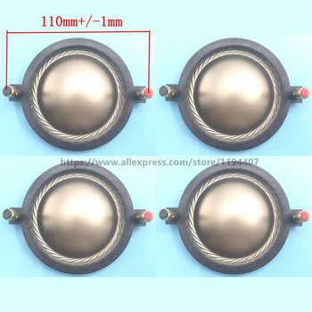 

4 x Replacement Diaphragm For B&C DE900, DE900TN, Others, 8 Ohm, D-BCMMD920TN-8 PURE Aluminum Flat wire