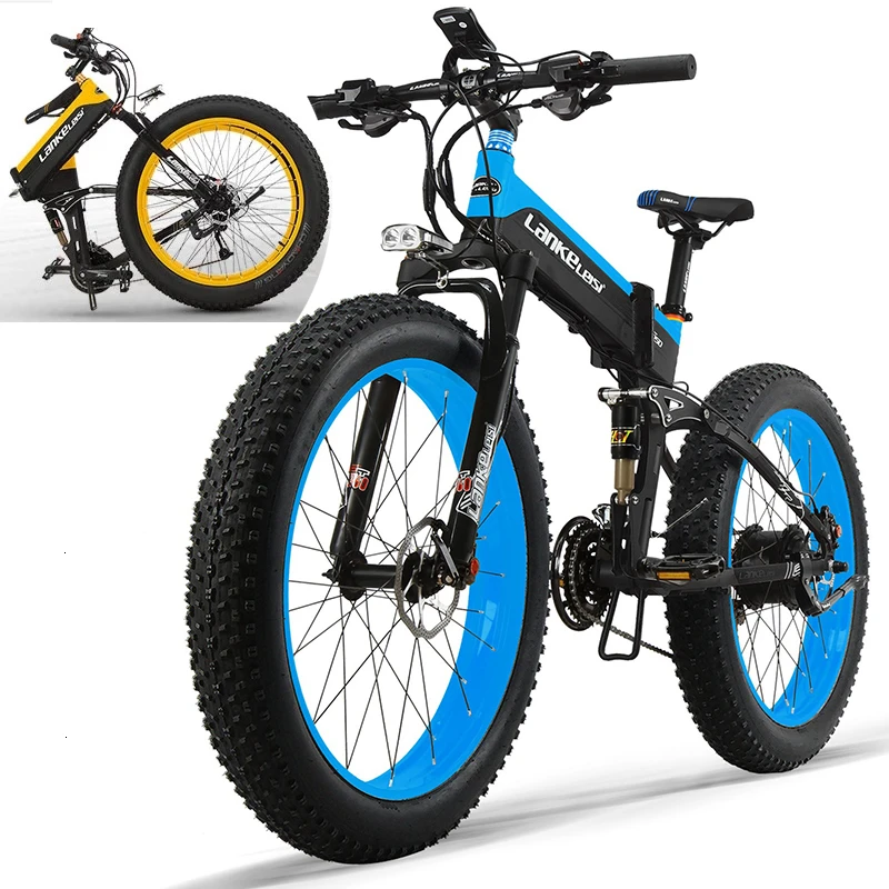 

OEM 26" 48V 1000W Mountain Exercise Electric Bicycle electric bike LCD Speedometer Dual Hydraulic Disc Brake