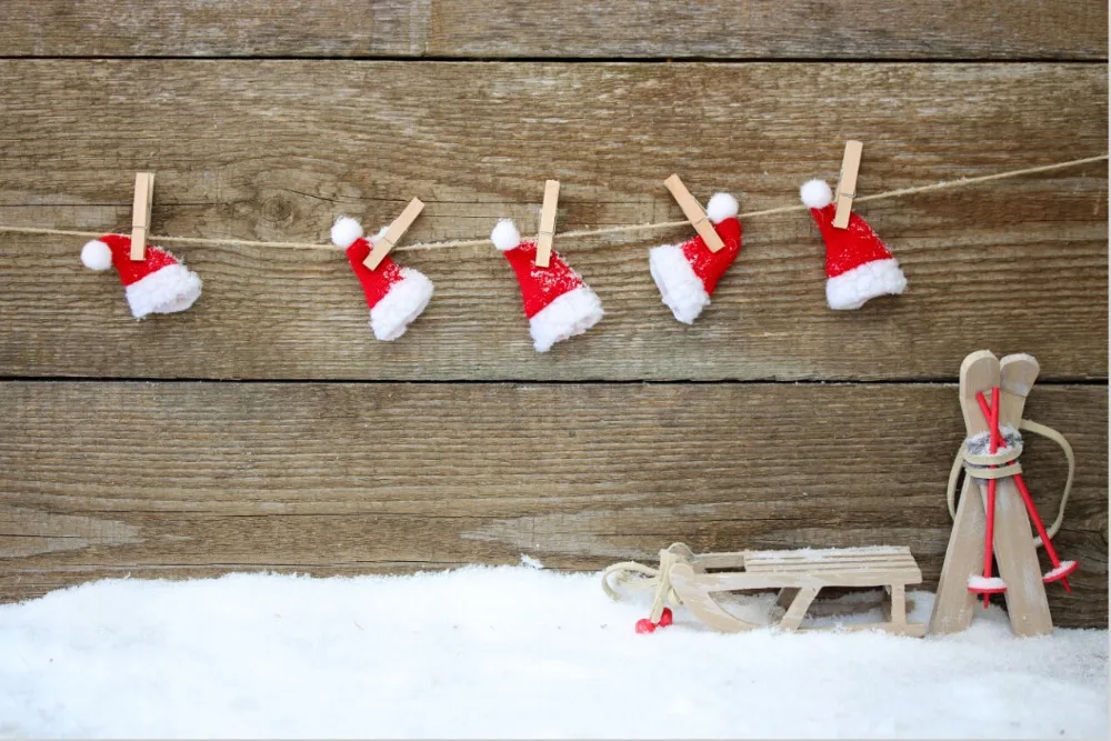 

SHUOZHIKE Vinyl Custom Photography Backdrops Prop Digital Printed Christmas day Photo Studio Background NTWG-593