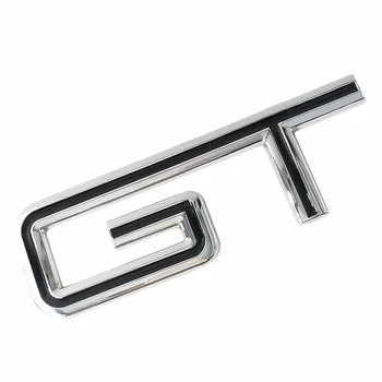 

1pc 3d Gt Logo Car Sticker Cooling Car Decor Sticker For Bmw X6 X5 Ford Mustang Focus Mk 1 2 3 7 Mondeo Car
