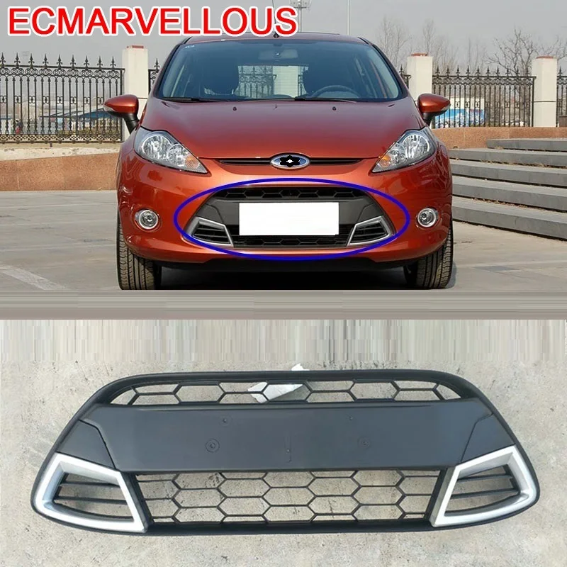

Decorative Car Styling Auto Upgraded Exterior Grills Modification Front Net 03 04 05 06 09 10 11 12 13 14 FOR Ford Fiesta