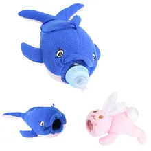 Милая плюшевая крышка для бутылочек с животными для младенцев, бутылочка для кормления, сохраняющая тепло, с держателем, Термосумка,# es