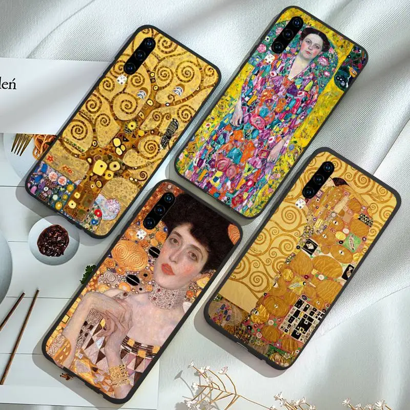 

Famous painter Skrillex Gustav Klimt Phone Case For Huawei Mate 9 10 20 Pro lite 20x nova 3e P10 plus P20 Pro Honor10 lite