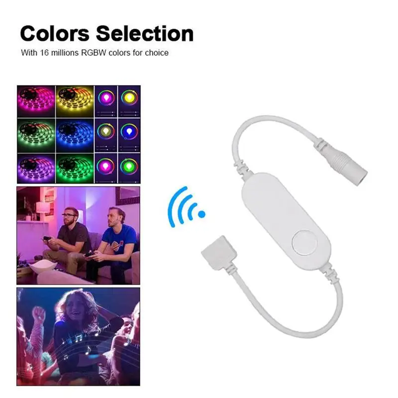 TUYA Zigbee LED Light String Controller Smart 5V 12V 24V RGBW RGBWW RGB+CCT RGB Dimmer Controller Alexa Echo Plus Voice Control