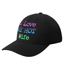 

Hot Wife Baseball Cap Girls Polyester Print Baseball Hat Style Hip Hop Wholesale Cap