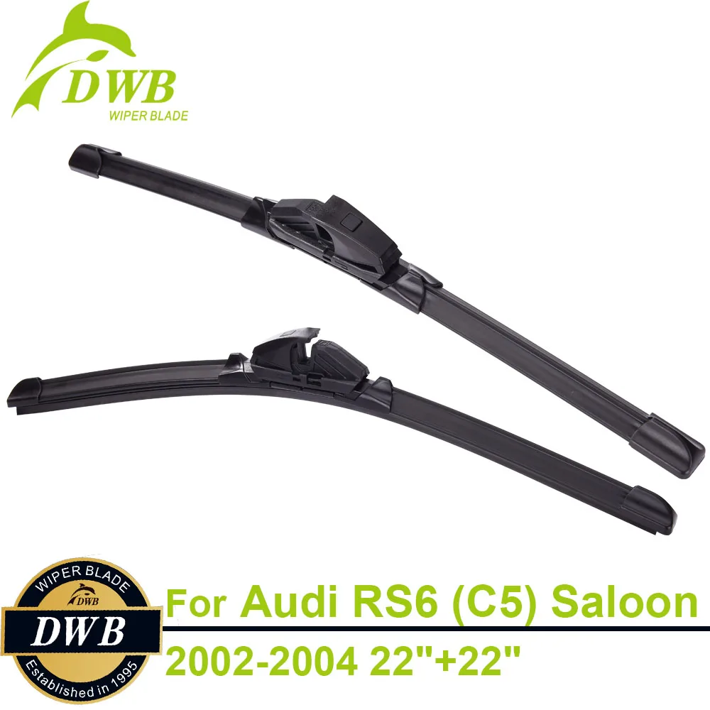 Щетки стеклоочистителя для Audi RS6 (C5) Saloon 2002 2004 22 + дюйма 2 шт. Бесплатная доставка