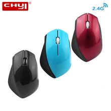CHYI беспроводная эргономичная Usb компьютерная мышь портативная мини оптическая ПК Mause 3D дешевая офисная мышь для ноутбука microsoft Windows IOS