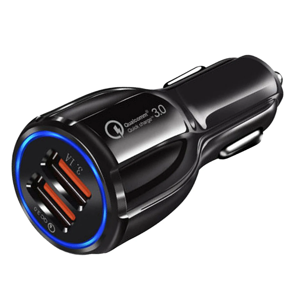 DC 2 USB Adapter Car Charger Motorcycle Motorbike Scooter Power Supply