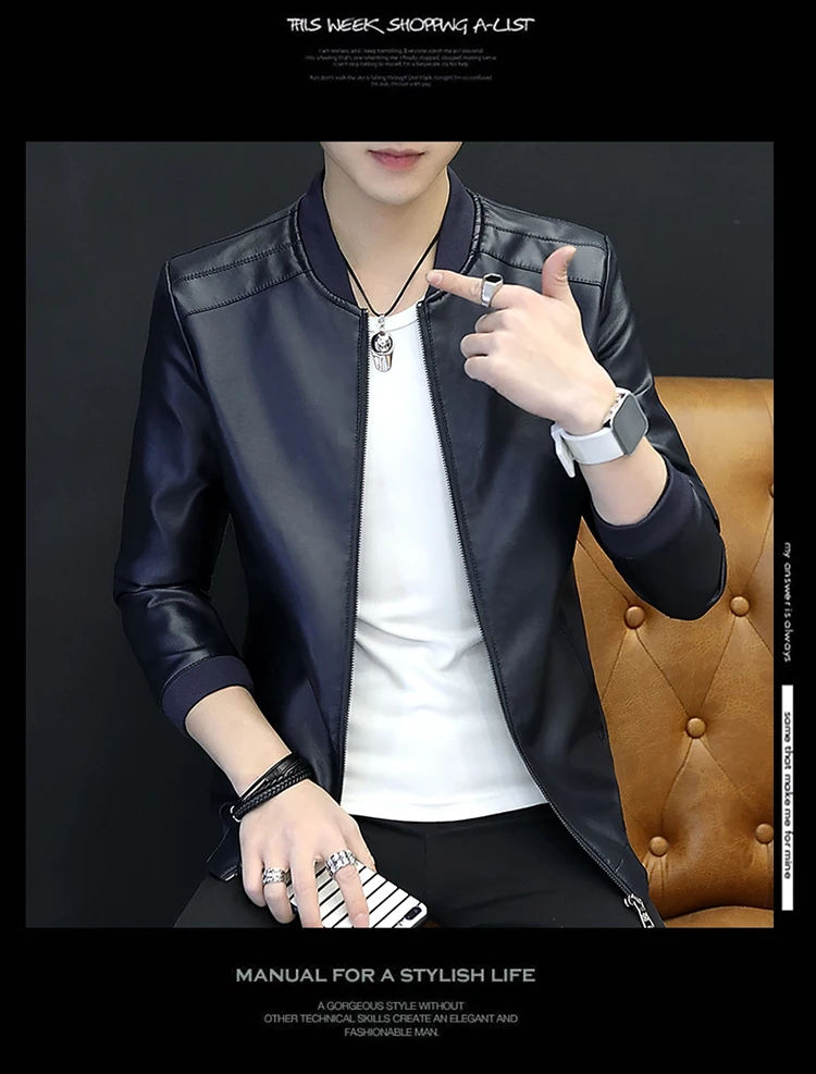 Mens PU Jackets Outwear Leather Hooded Biker Coat Men Cool Motorcycle Jacket Male Winter Autumn Jaquetas De Motocicleta 4XL