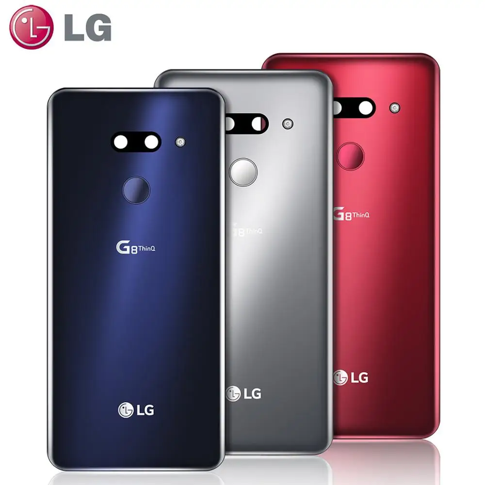 

New Original Rear Back Housing For LG G8 Back Housing Glass Battery Door For LG G8 ThinQ G820 G820N Back Cover Replacement Parts