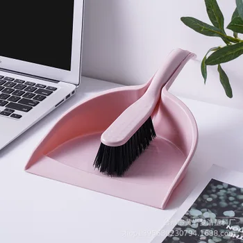 

Mini Shovel Broom Dustpan Set Plastic Household Desktop Cleaning Tool Small Broom Shovel