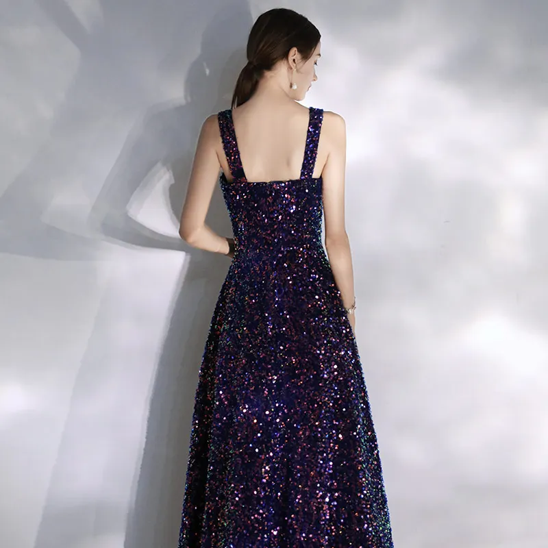 Vestidos De Gala платья для выпускного вечера Длинные А-силуэта с блестками Vestidos De Fiesta Largos Elegantes De Gala