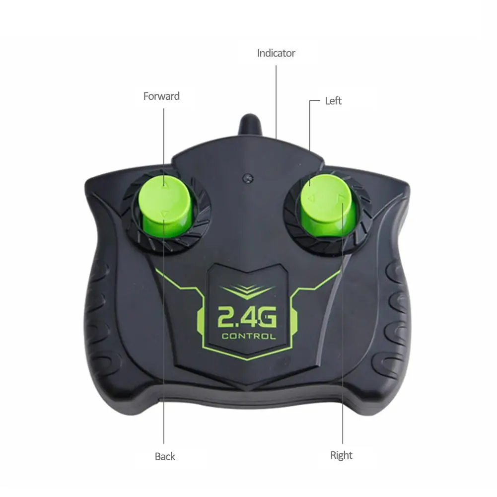 2 4G RC трюк мотоцикл левый правый Дрифт 360 градусов вращение пульт дистанционного