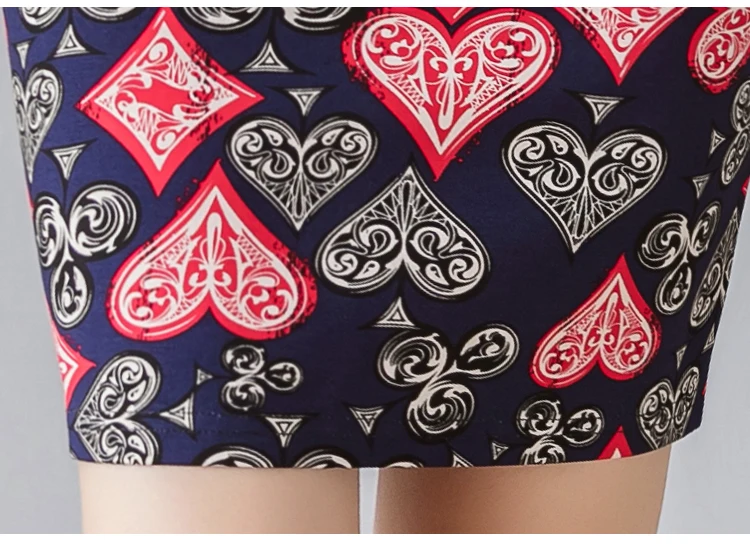 Faldas Mujer Moda, новинка, сексуальные модные юбки, женские эластичные юбки с принтом, женские юбки в стиле ампир, повседневные, размера плюс 6531 50