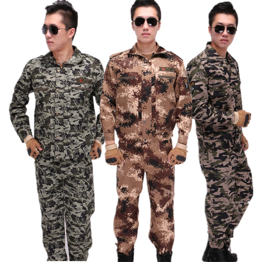 2020 Special Forces Army Clothing Men's Set Camouflage Military Uniform Tactical Long Sleeve Coat+P