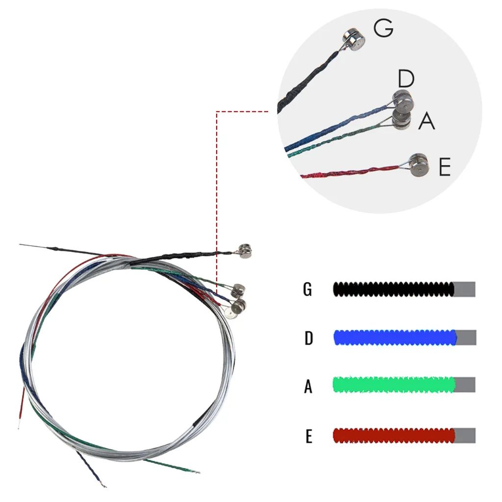 Full Set High Quality Violin Strings 1/2 1/4 1/8 4/4 3/4 Replacement Accessories Nickel Steel Spherical Tip Violin Strings Full Set High Quality Violin Strings 1/2 1/4 1/8 4/4 3/4 Replacement Accessories Nickel Steel Spherical Tip Violin Strings