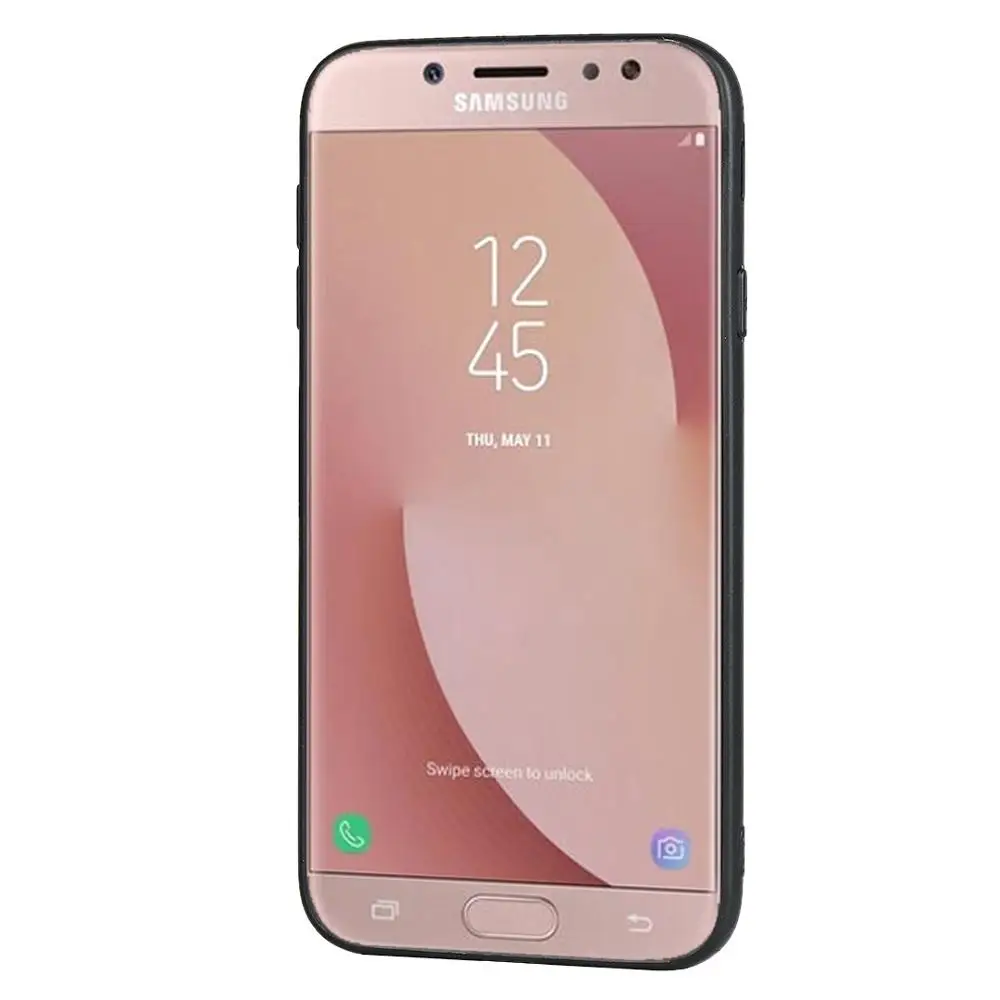 Чехол для мобильного телефона для Samsung Galaxy J3 кожаный силиконовый ударопрочный чехол с карманом для карт